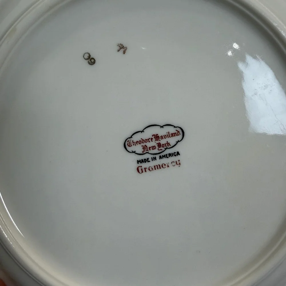 Theodore Haviland Gramercy Plates Set of 4 8.25